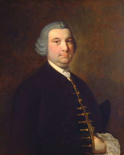 Portret van een heer, ca. 1760 door Joseph Wright of Derby