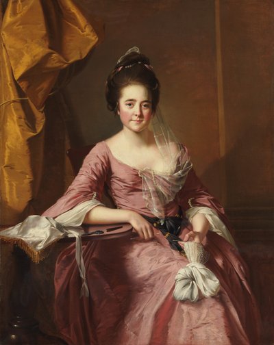 Portret van een vrouw door Joseph Wright of Derby
