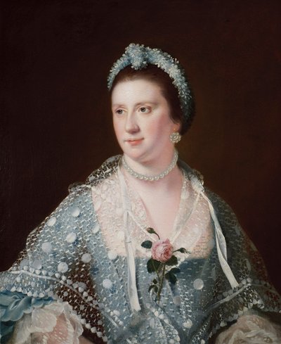 Portret van de geachte mevrouw Boyle door Joseph Wright of Derby