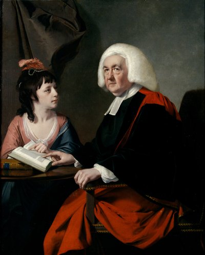 Ds. Thomas Wilson (1703-84) en juffrouw Catherine Macaulay (1731-91) door Joseph Wright of Derby