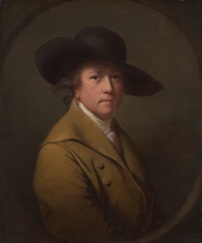 Zelfportret door Joseph Wright of Derby