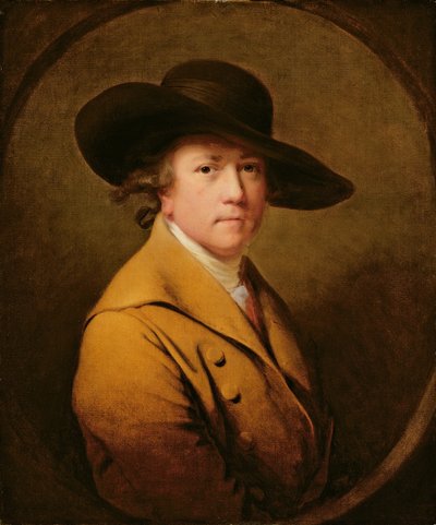 Zelfportret door Joseph Wright of Derby