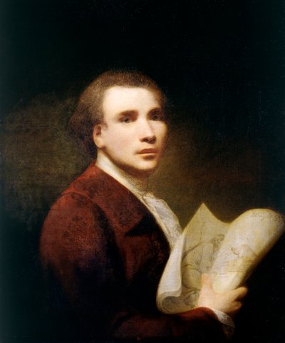 Zelfportret door Joseph Wright of Derby