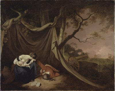 De Dode Soldaat, c.1789 door Joseph Wright of Derby