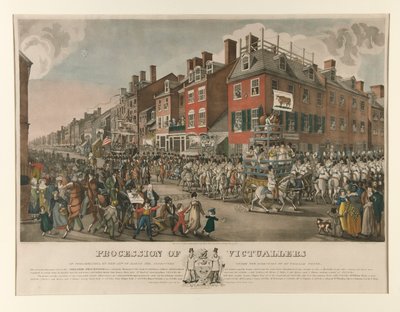 Processie van voedselleveranciers van Philadelphia door Joseph Yeager