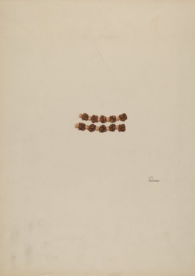 Rozenkrans, ca. 1940 door Josephine C. Romano