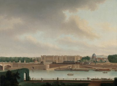 Het uitzicht vanaf de Bataafse ambassade in Parijs door Josephus Augustus Knip (signed by artist)