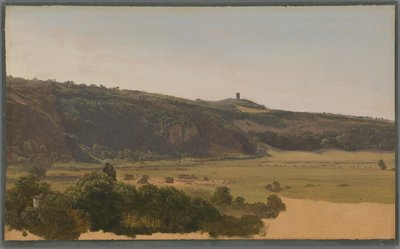 Gezicht in het dal van Ariccia door Josephus Augustus Knip