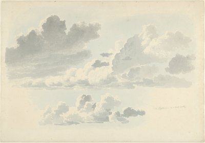 Wolkenstudies door Josephus Augustus Knip
