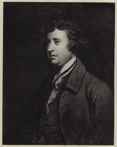 Edmund Burke door Joshua (after) Reynolds