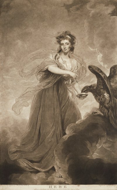 Hebe door Joshua (after) Reynolds