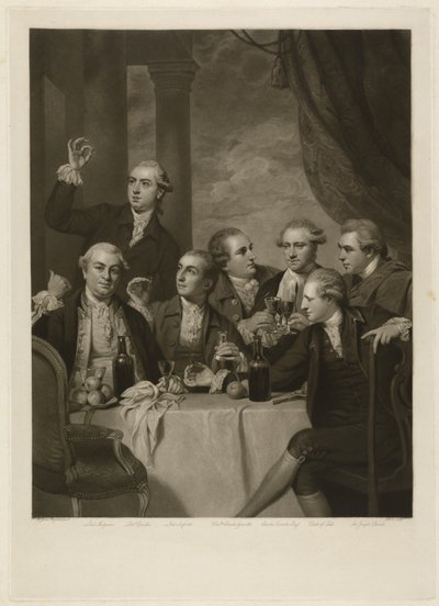 De Dilettanti Society, gegraveerd door Charles Turner door Joshua (after) Reynolds