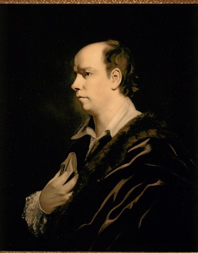 Oliver GOLDSMITH, Portret ca. 1770 (olieverf op doek) door Joshua (studio of) Reynolds