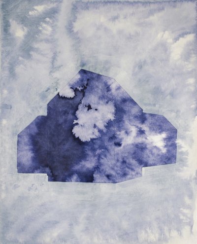 Dromerig blauw huisje door Joshua Hoskins