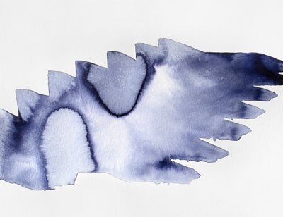 Vloeibare indigo-aquarelverf door Joshua Hoskins