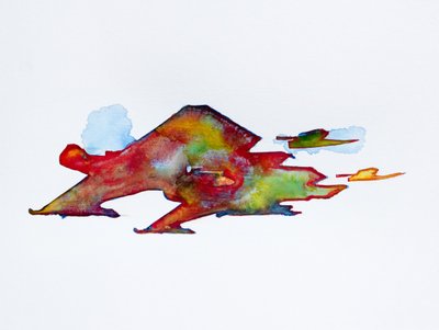 Levendige abstracte stroming door Joshua Hoskins