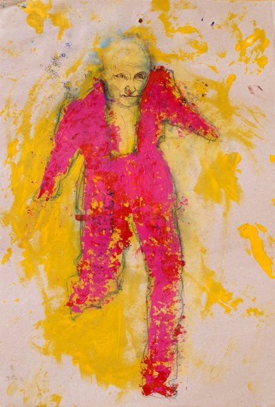 Levendig roze figuur door Joshua Hoskins