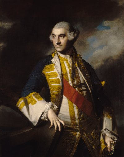 Admiraal Sir Charles Saunders (1713-1775), c.1765 door Joshua Reynolds