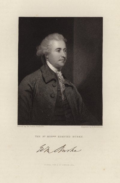 Edmund Burke door Joshua Reynolds