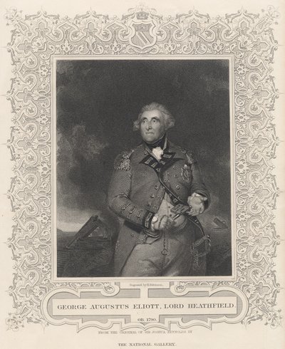 George Augustus Eliott, 1e Baron Heathfield door Joshua Reynolds