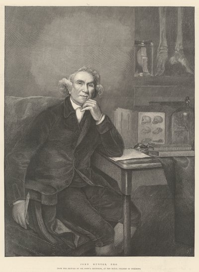 John Hunter, FRS door Joshua Reynolds