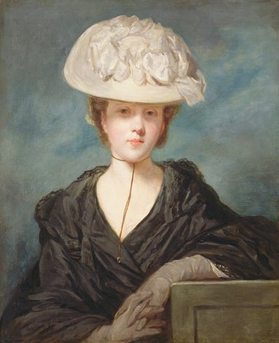 Miss Mary Hickey door Joshua Reynolds