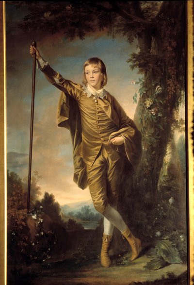 Portret en pied van Thomas Lister schilderij door Joshua Reynolds (1723-1792). 1764. door Joshua Reynolds