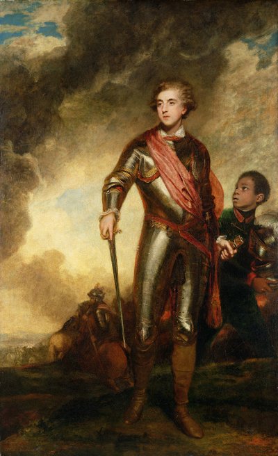 Portret van Charles Stanhope, 3e graaf van Harrington (1753-1816) 1782 door Joshua Reynolds