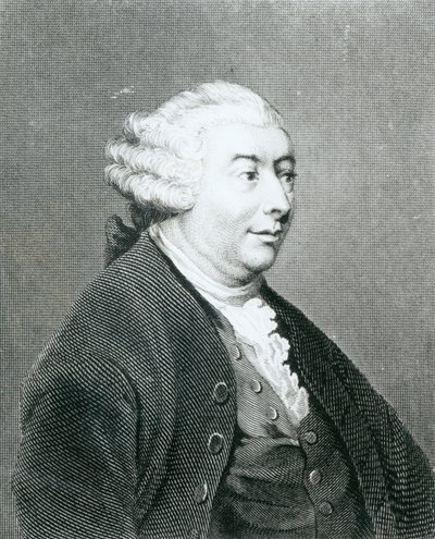 Portret van David Hume, gegraveerd door William Henry Worthington door Joshua Reynolds