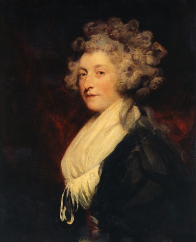 Portret van Isabella, Lady Lovaine, later Gravin van Beverley door Joshua Reynolds