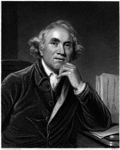 Portret van John Hunter, gegraveerd door William Holl, ca. 1830s door Joshua Reynolds