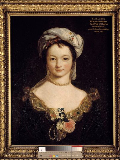Portret van Miss Elisabeth Eliot Schilderij door Joshua Reynolds (1723-1792) door Joshua Reynolds