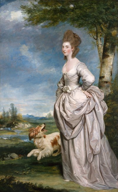 Portret van Mevrouw Elisha Matthew door Joshua Reynolds