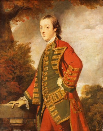 Portret van Sir Gerard Napier, 6e Bt. door Joshua Reynolds