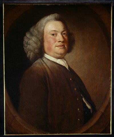 Portret van een Onbekende Man door Joshua Reynolds