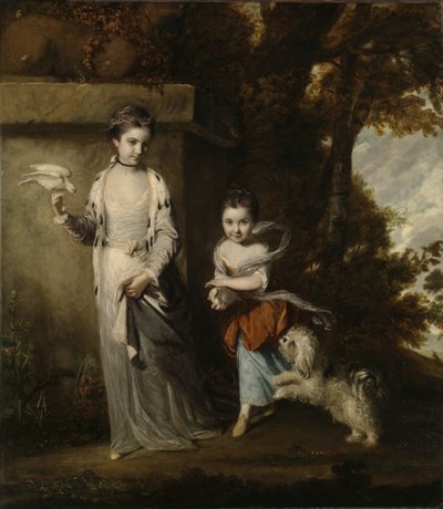 Portret van de Dames Amabel en Mary Jemima Yorke door Joshua Reynolds