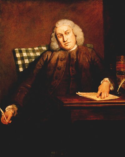 Samuel Johnson, Engelse letterkundige, 1756-1757 door Joshua Reynolds
