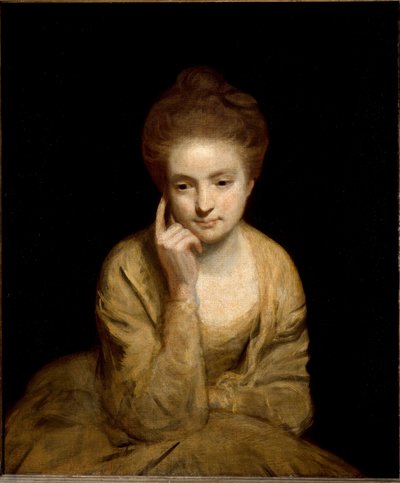Studie voor het portret van een jonge vrouw door Joshua Reynolds