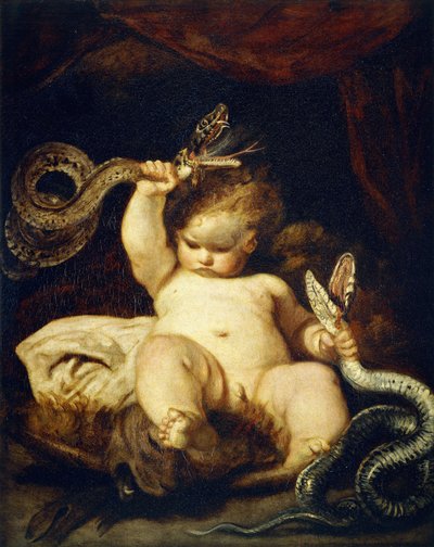 De Kleine Hercules door Joshua Reynolds