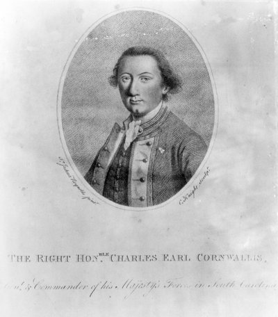 De Zeer Eerwaarde Charles Graaf Cornwallis, prent gemaakt door C. Knight door Joshua Reynolds
