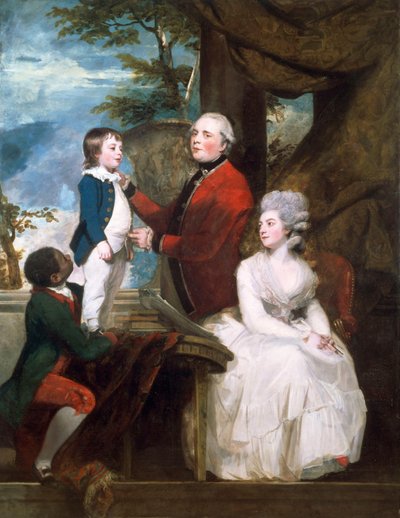 De familie Temple door Joshua Reynolds