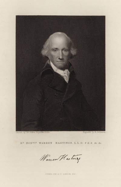Warren Hastings door Joshua Reynolds