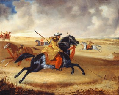 Skinners Horse bij Oefening, c.1840 door Joshua Reynolds Gwatkin