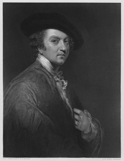 Sir Joshua Reynolds, van het schilderij in de Vernon Gallery door Joshua after Reynolds