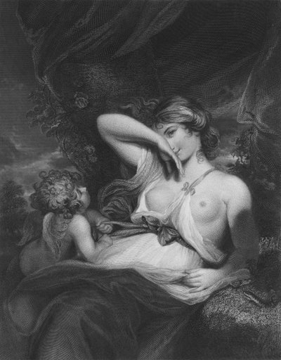 De Slang in het Gras door Joshua after Reynolds