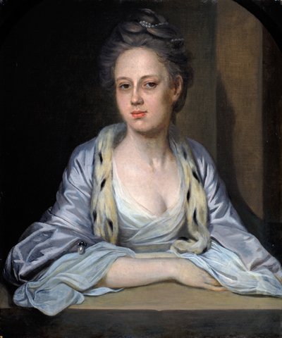 Frances Holburne nee Ball, c.1760 door Joshua follower of Reynolds