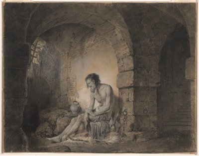 De gevangene, van Sterne door Josiah Boydell