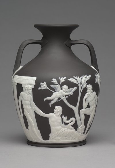 Portlandvaas, ca. 1790 door Josiah Wedgwood