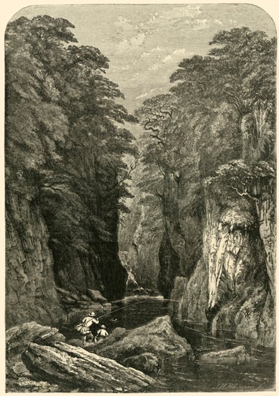 Fors Nothyn, Noord-Wales door Josiah Wood Whymper