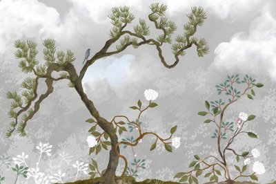 Rustige dennen en bloesems door Josie George